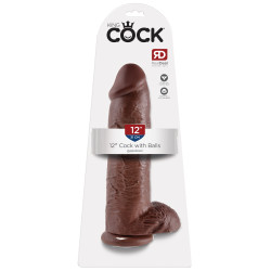 King Cock Gros gode King Cock 26 x 7.8 cm Brown